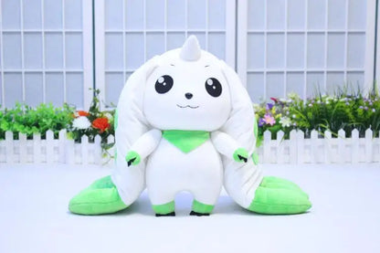 45cm Big Size Digital White Lop Mona Anime Plush Stuffed Doll Kawaii Room Decoration Plushies Pillow Ornaments Holiday Gifts