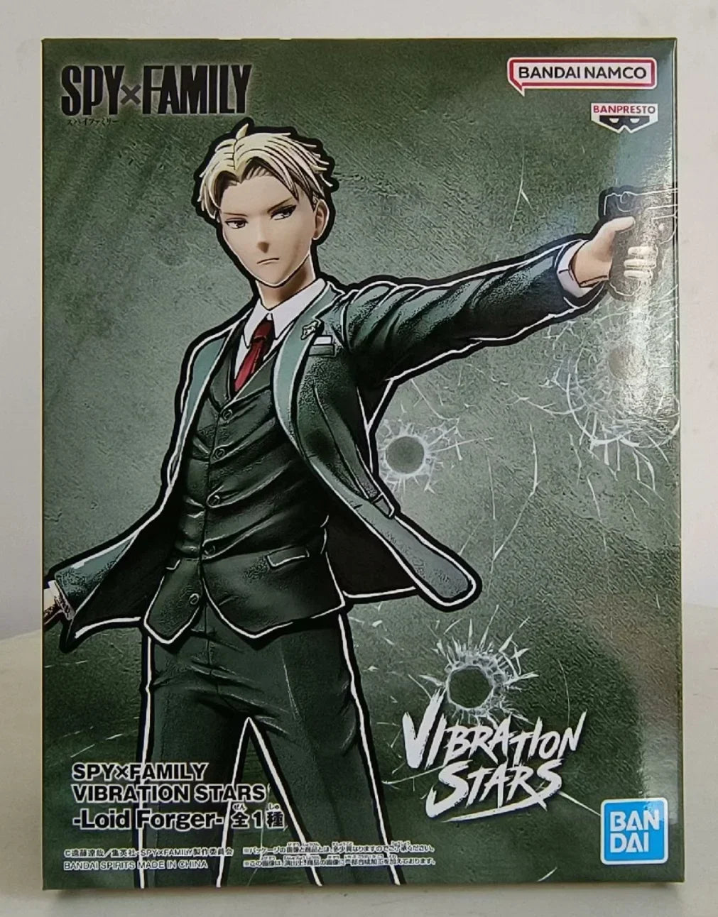 Banpresto Spy Family Vibration Stars Loid Forger Yor Anime Action Figure Model Boxed Toys Gift Genuine