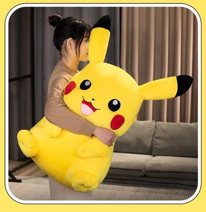 Cartoon Pikachu Plush Toy Lovely Peluche Stuffed Anime Pikachu Doll Kawaii Room Decor Soft Sofa Cushion Pillow Birthday Gifts