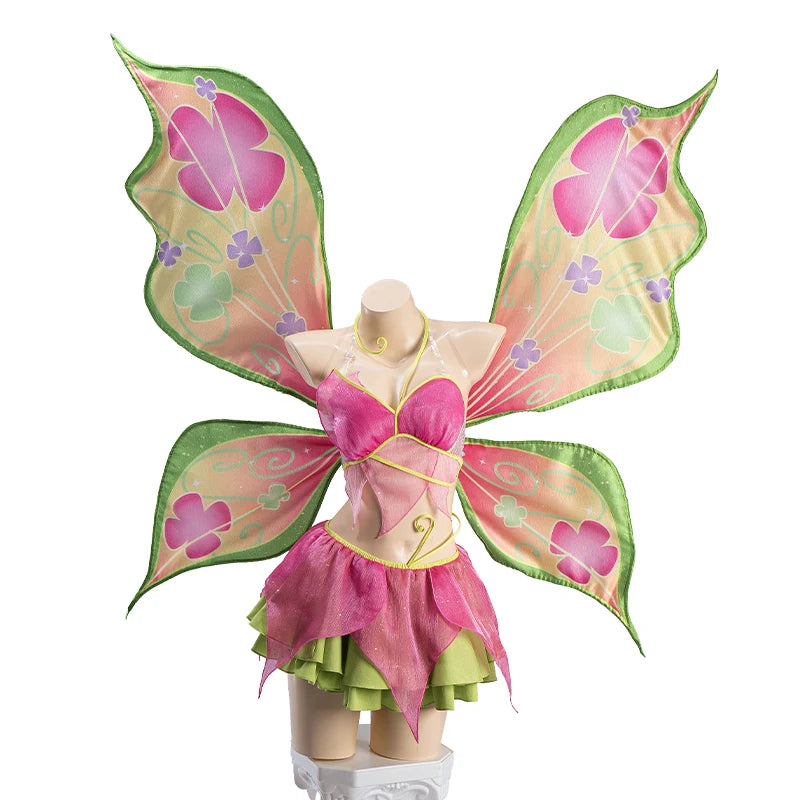 PRE SALE UWOWO Flora Cosplay Anime Flora S4 Fairy Club Transformation Cosplay Costume S-3XL Halloween Costume
