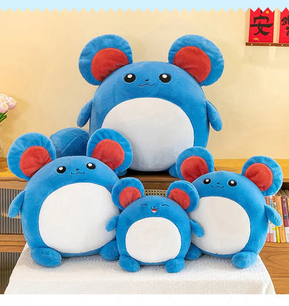 35/55/75cm Azumarill Pokemon Large Plush Toy Anime Doll Cute Giant Pokémon Cute Cartoon Stuffed Plushie Pillow Gift for Children