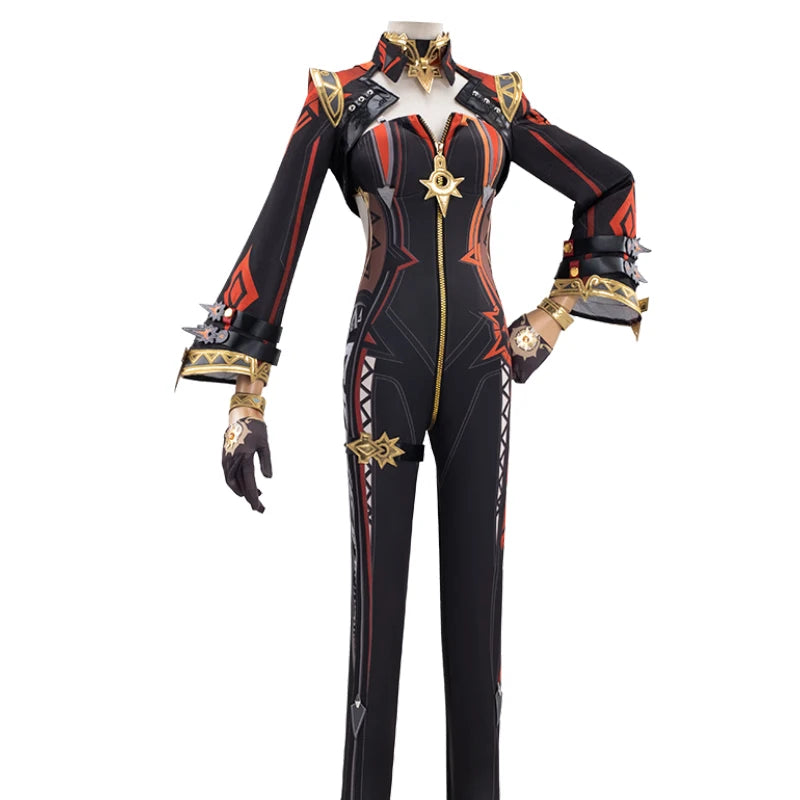 Mavuika Cosplay Costume Game Genshin Impact Cosplay【XS-3XL】DokiDoki-N Natlan Pyro Archon Mavuika Women Black Costume Plus Size