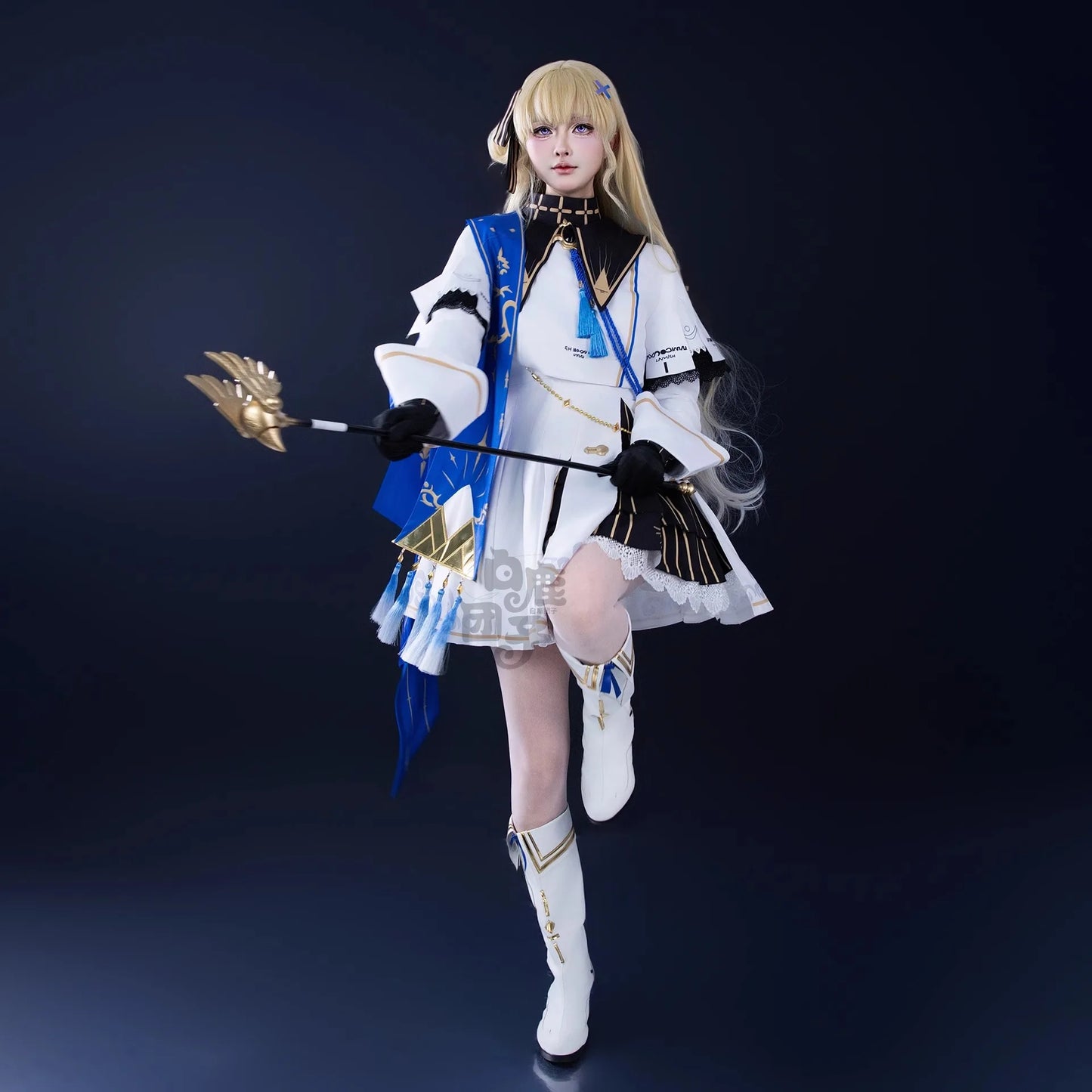 Wuthering Waves Phoebe Cosplay Costume Wig Dress Hat Headwear Sticker Stocking Rinascita Halloween Party Women Girls Prop iCoser