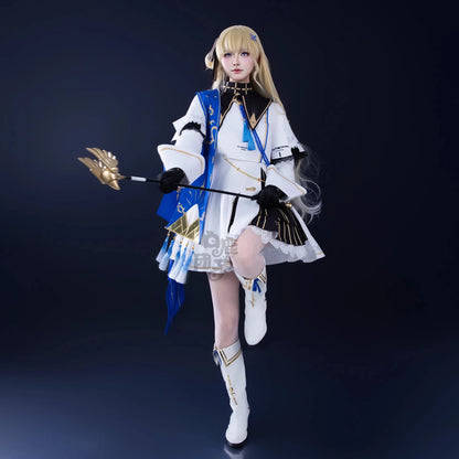 Wuthering Waves Phoebe Cosplay Costume Wig Dress Hat Headwear Sticker Stocking Rinascita Halloween Party Women Girls Prop iCoser