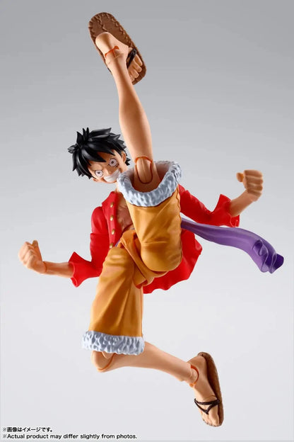 Bandai In Stock Original Shfiguarts Anime One Piece The Raid On Onigashima Monkey D Luffy Figure Model Boxed Toys Gift Genuine