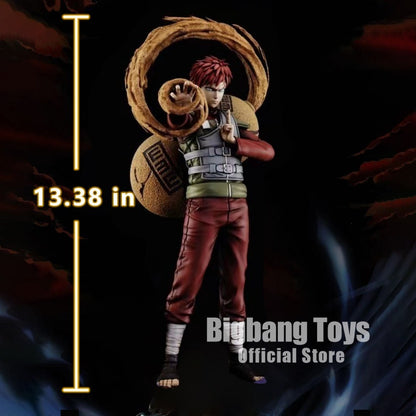 Anime figure  NARUTO Figurine Gaara Figure GK PVC Statue Model Collectible Toys Gifts 26-28cm