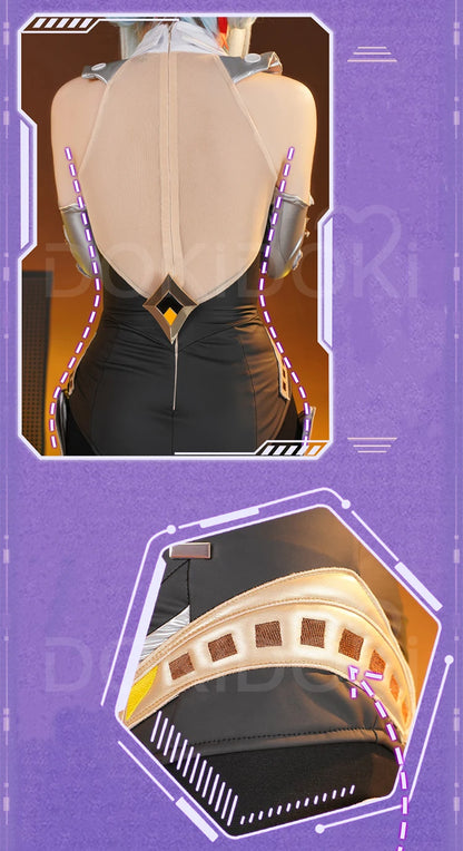 Ineffa Cosplay Costume Game Genshin Impact Cosplay DokiDoki-R Women Robot Costume Nod-Krai Ineffa Costume