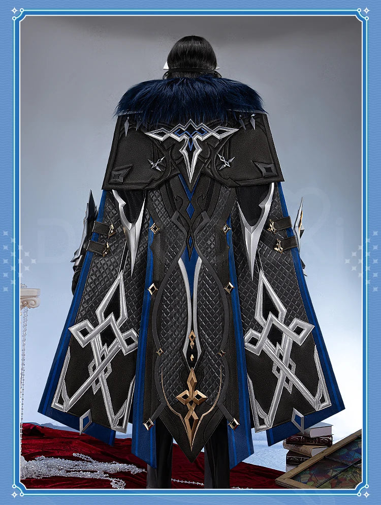 IN STOCK Captain Capitano Cosplay Costume Game Genshin Impact【S-4XL】DokiDoki Men Costume Fatui Harbinger Halloween Plus Size