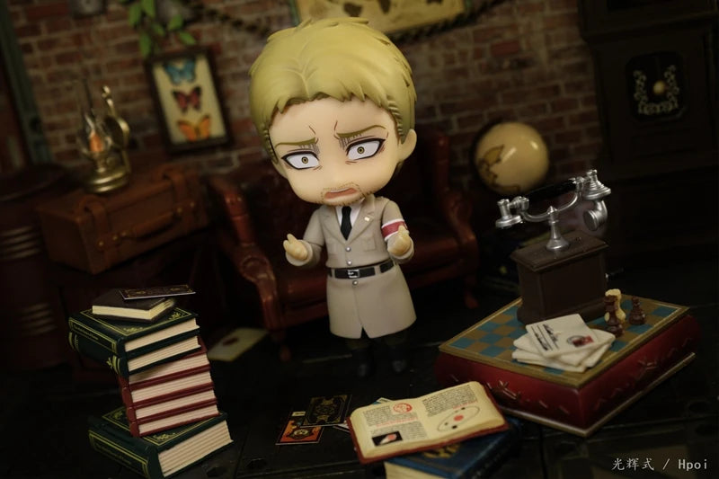 10cm Attack on Titan Anime Figure #1893 The Armored Titan Reiner Braun Action Figure Eren Jaeger Figurine Collection Model Toys