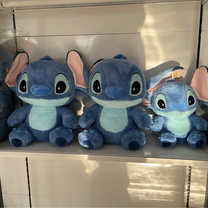 Disney Lilo&Stitch Plush Toys Kawaii Pink/Blue Soft Pillow Stuffed 30-80cm Christmas Gift for Children Anime Plushie Doll Stitch
