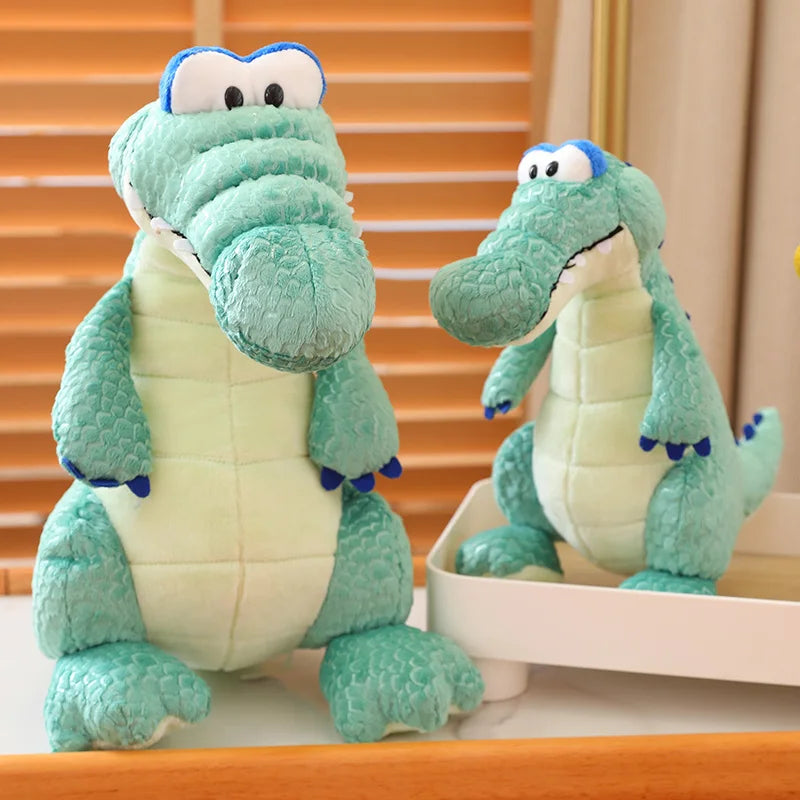 25-50cm Cartoon Crocodile Plush Toy Cute Alligator Soft Plushies Stuffed Animal Cayman Doll Boy Girl Birthday Gift