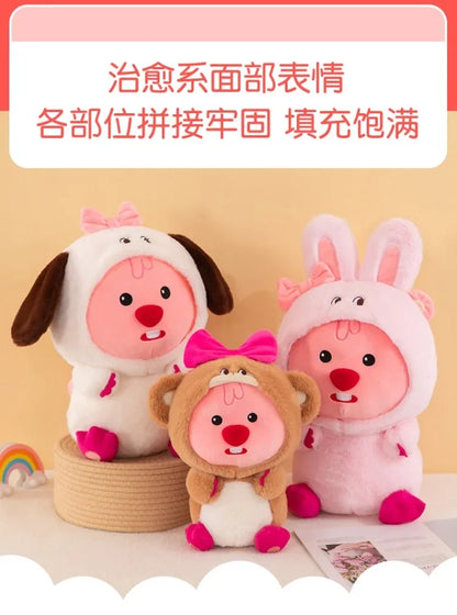 33-60cm/ Kawaii Original Anime Cartoon Plush Toy Little Beaver Rock Animal Serie Cute Plush Doll Interior Decoration Kids Gift