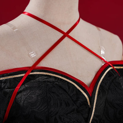 iCoser Anime Unbreakable Machine-Doll Yaya Cosplay Costume Dress Kimono Headwear Festival Halloween Party for Women Girls Props