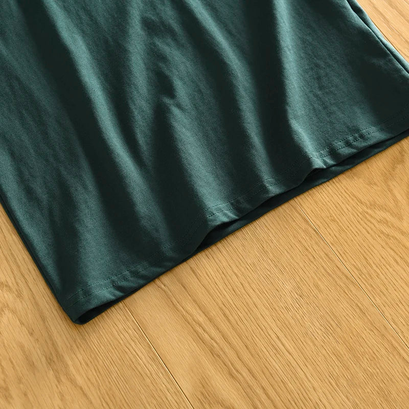 Summer New American Retro Short-sleeved O-neck 3D Printed T-shirt Men's Fashion Simple 100% Cotton Washed Casual Sport Tops