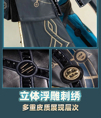 Honkai Star Rail Anaxa Cosplay Costume Wig Uniform Outfit Anaxagoras Grove of Epiphany Amphoreus Halloween Women Men Carnival