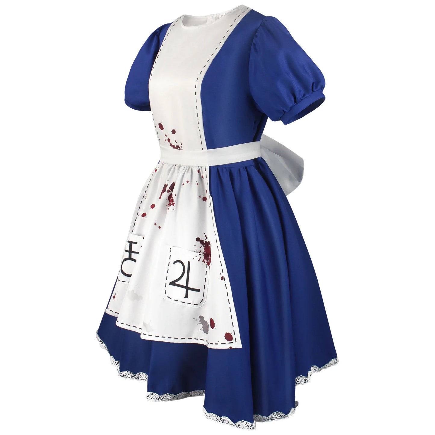 HOMCHEE Trends Alice Cosplay Costume Adult Cotton Polyester