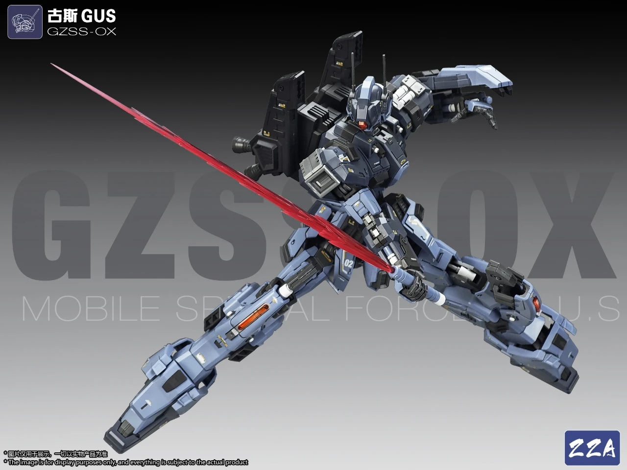 1/100 ZZZA GUS GZSS-OX Series Action Figure Mecha Warrior High Detail Detachable Assembly Model Collectible Toy Christmas Gifts