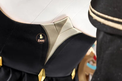 Genshin Impact Sandrone Cosplay Costume Wig Marionette Dress Headwear Eleven Fatui Harbingers Halloween Women Girls Role Play