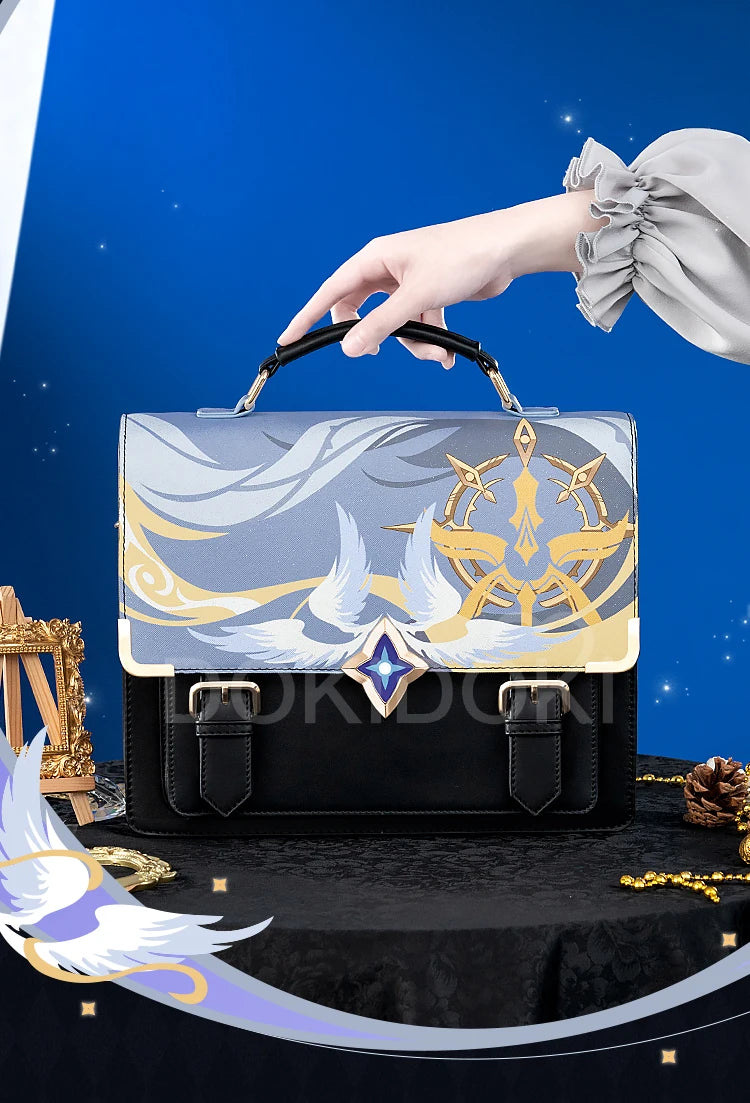 Sunday Elysia Doujin Bag Game Honkai Star Rail DokiDoki Sunday Cosplay Props School Bag HSR Itabag Halloween