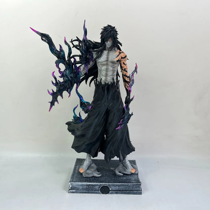 31-33cm Bleach Ichigo Figure Hollow White Horned & Mugetsu Form PVC Anime Peripheral Desktop Decor Collectible Statue Fan Gift