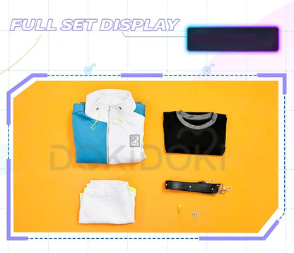 Shiraishii Ann Cosplay Game Cosplay 【S-3XL】DokiDoki-R Women Daily Costume Coat Casual Wear Shiraishii Ann Cosplay Plus Size