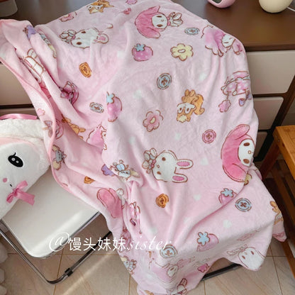 Sanrio Lolita My Melody Headrest Back Cushion Car Seat Belt Cover Stuffed Anime Kuromi Cuddly Pillow Plushies Xmas Gifts Girl