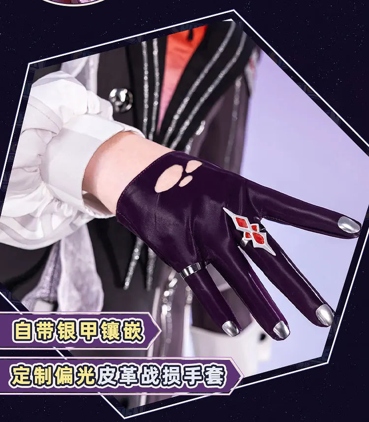 Honkai Star Rail Evernight March 7th Cosplay Costume Dress Headwear Mysterious Foreign Guest Halloween Party for Women iCoser