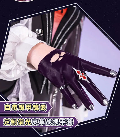 Honkai Star Rail Evernight March 7th Cosplay Costume Dress Headwear Mysterious Foreign Guest Halloween Party for Women iCoser