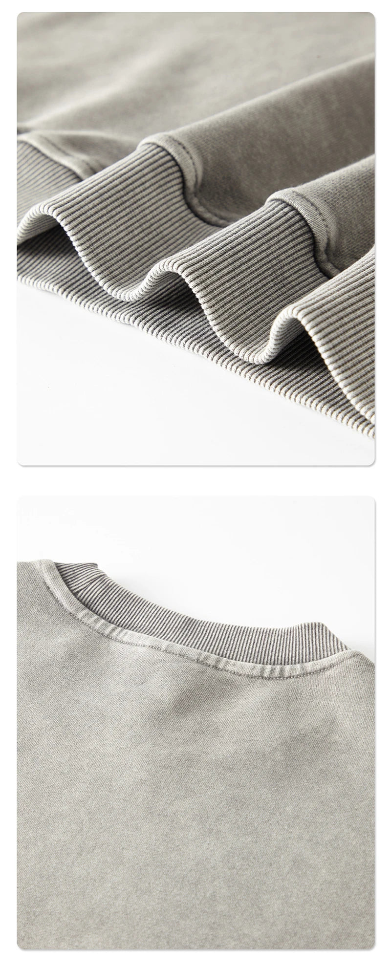 ZODF Retro Autumn Men Batik Washed Cotton Sweatshirts Unisex Loose 420gsm Terry O Neck Pullovers Streetwears HY0665