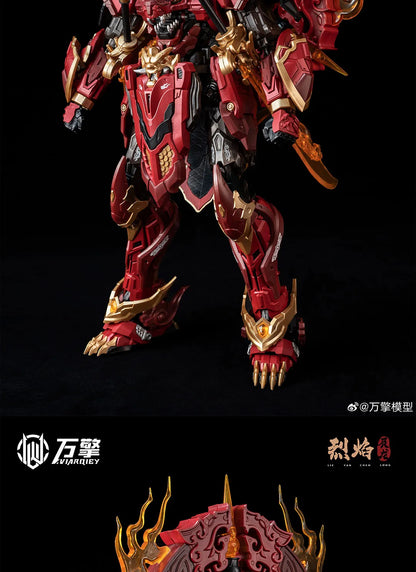 【In Stock】Wanqing Model Chinese Zodiac Mecha Blazing Chenlong Posable Assembly Model With Alloy Inner Frame Display Figurine Toy