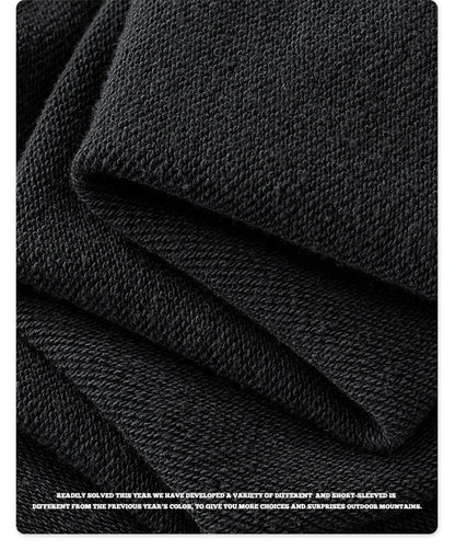 ZODF Retro High Street 420gsm Cotton Straight Pants For Man Unisex Loose Fit Distressed Sport Trousers Sweatpants HY0051