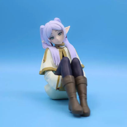 11CM Anime Sousou no Frieren Frieren Noodle Stopper Figure Desktop Decorate Anime Model Toy Gift Aciton Figure PVC Toys