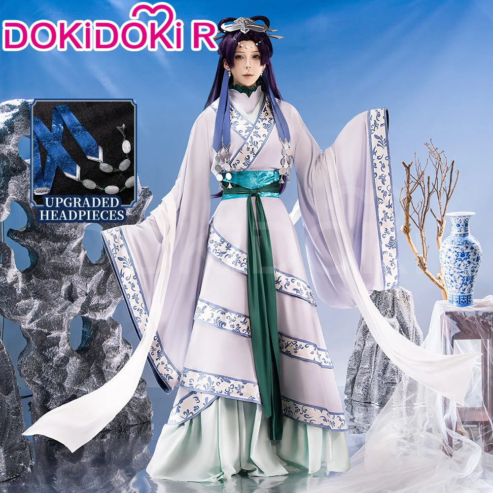 IN STOCK Jinshi Moon Fairy Cosplay Costume Anime The Apothecary Diaries【XS-4XL】DokiDoki-R Halloween Costume Jinshi Plus Size