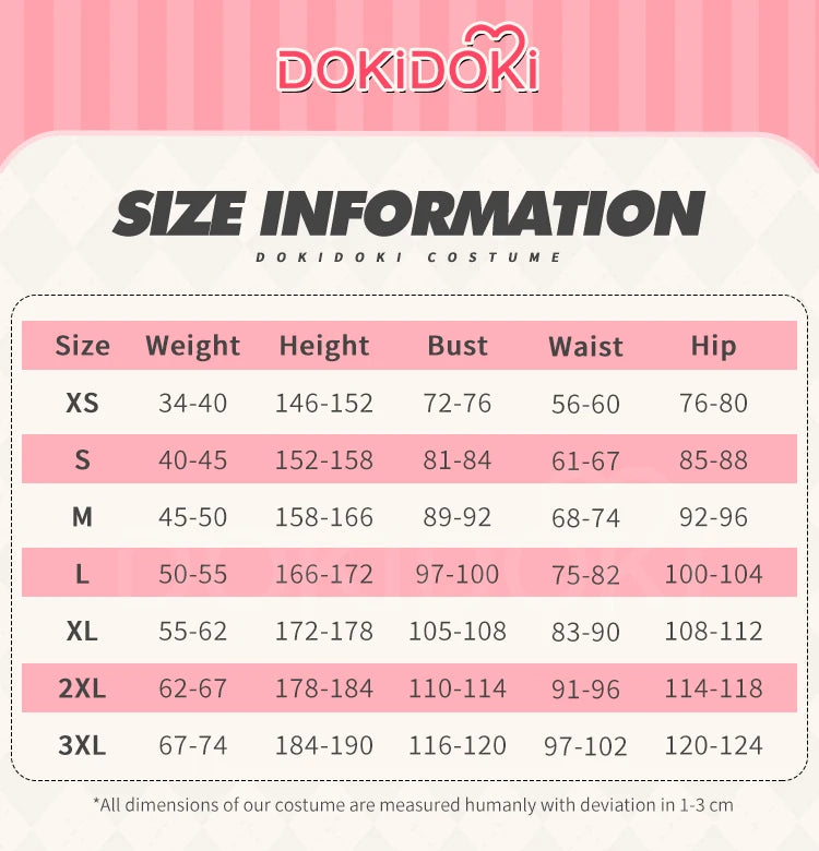 【Last Batch】IN STOCK Zoeyy Miraa Rumii Cosplay Costume【XS-3XL】DokiDoki-N Golden Costume Zoeyy Miraa Rumii Cosplay Plus Size