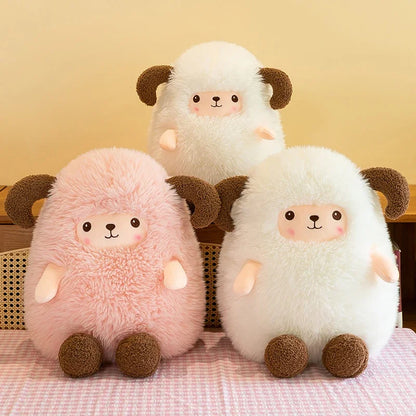 Sheep Doll Plush Toy Cute Sheep Soft Stuffed Animal Sleeping Pillow Cushion Christmas Gifts for Kids and Girls