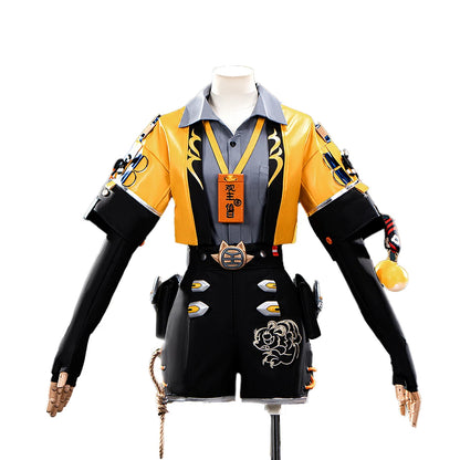 Ju Fufu Cosplay Costume Game Zenless Zone Zero DokiDoki-R ZZZ Women Costume Ju Fufu Tiger Cute Cosplay Halloween Tail