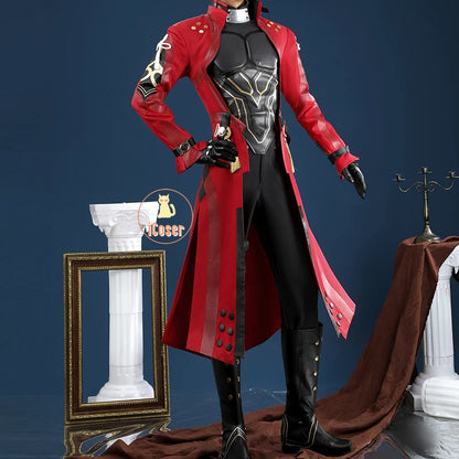 Honkai Star Rail Fate Archer Cosplay Costume Wig Uniform Coat Outfit Festival Halloween Party for Women Girls Carnival iCoser