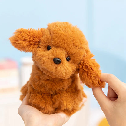 20cm Kawaii Furry Friend Stuffed Animal Dog Soft Toy Lying Puppy Panda Monkey Plushies Cute Wrist Support Plush Doll