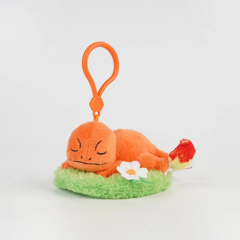 Animal Pokemon Pikachu Eevee Bulbasaur Charmander Jigglypuff Squirtle Kawaii Plush Toys Pendant Keyring Keychain Birthday Gifts
