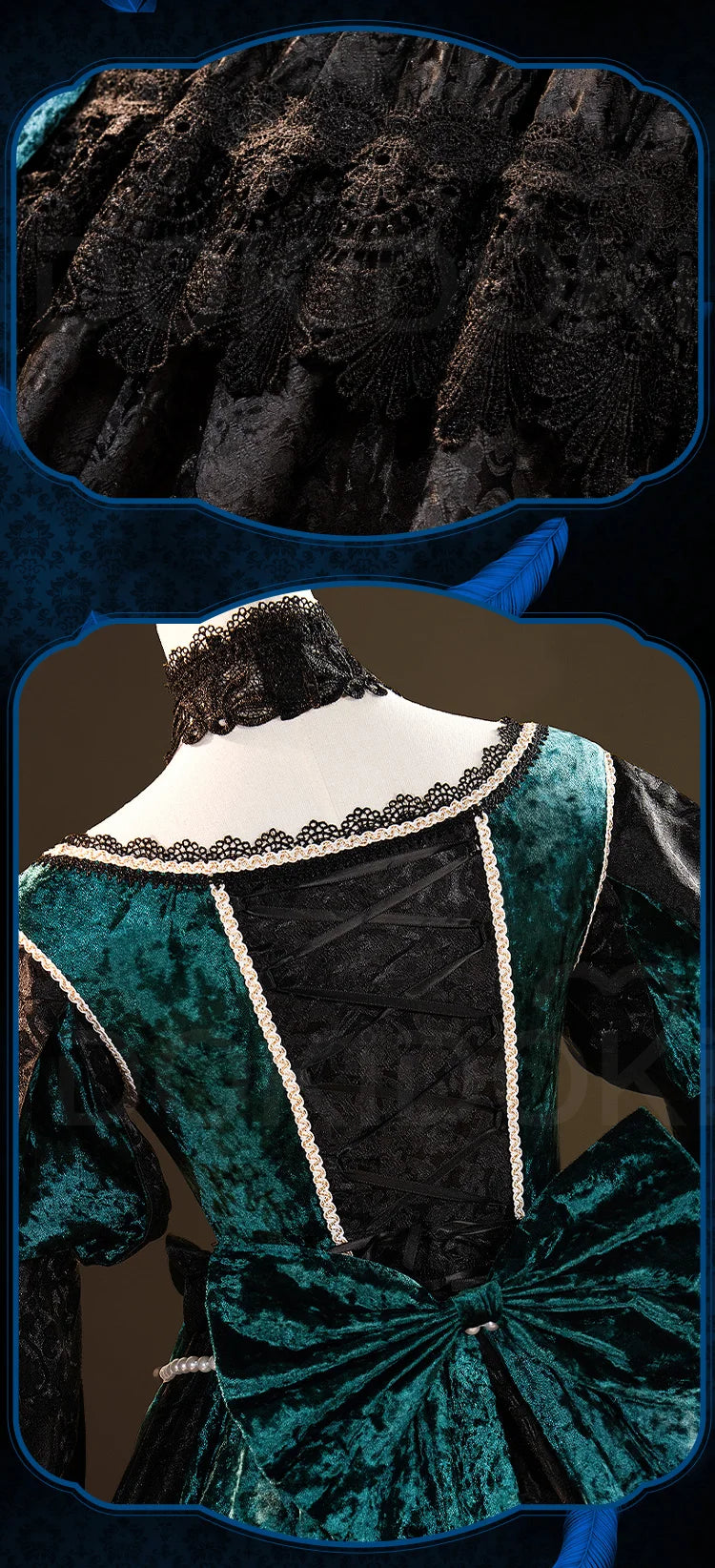 IN STOCK Sieglinde Sullivan Cosplay Costume Anime Emerald Witch Arc【XS-3XL】DokiDoki-R Ciel Halloween Plus Size