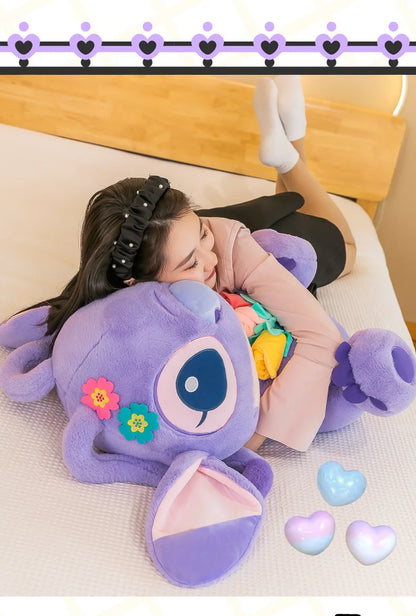 35/55/70CM Big Size Disney Stitch Cute Anime Plush Stuffed Doll Room Decoration Peluche Pillow Kawaii Plushies Ornaments Gifts