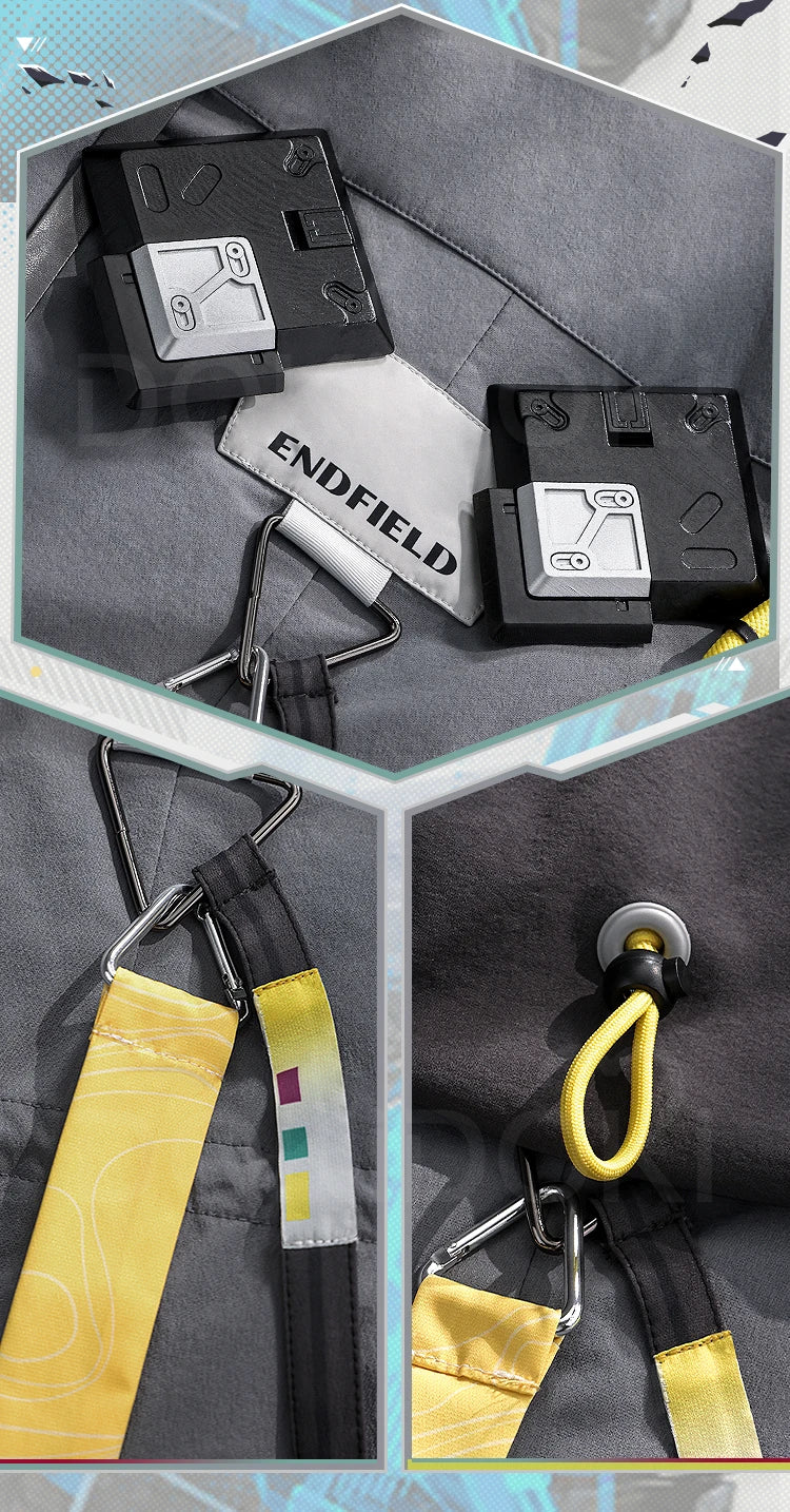 Endministrator A B Cosplay Costume Game Arknights DokiDoki-SR Men Endministrator Cosplay Mask Halloween