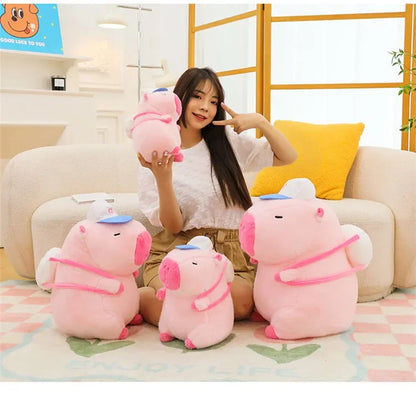 55cm Big Size Capybara Cartoon Anime Plush Stuffed Doll Room Plushies Pillow Kawaii Peluche Ornaments Children's Holiday Gifts