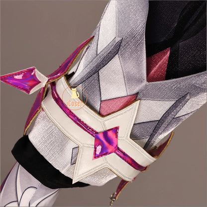 Genshin Impact Durin Cosplay Costume Wig Uniform Headwear Game Role Play Outfit Halloween Christmas Party for Women Men Girls