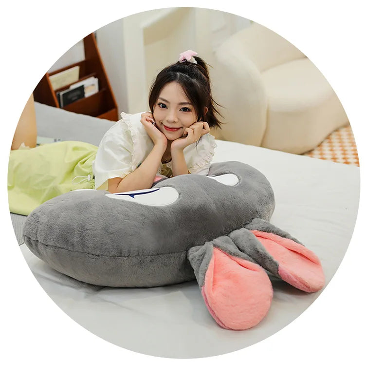 90x50cm Big Size Judith Laverne Hopps Anime Plush Stuffed Doll Zoo Tropolis Room Decorated Plushies Children Pillow Holiday Gift