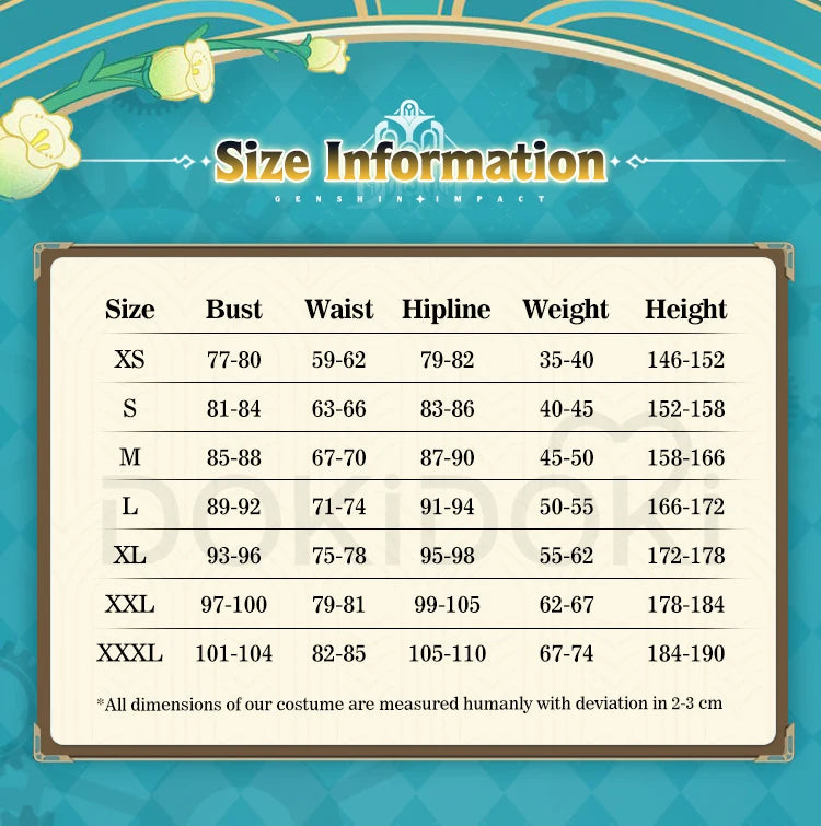 IN STOCK Furina Navia Focalors Cosplay Costume Game Genshin Impact【XS-3XL】DokiDoki-N Women Cosplay Fontaine Furina Plus Size