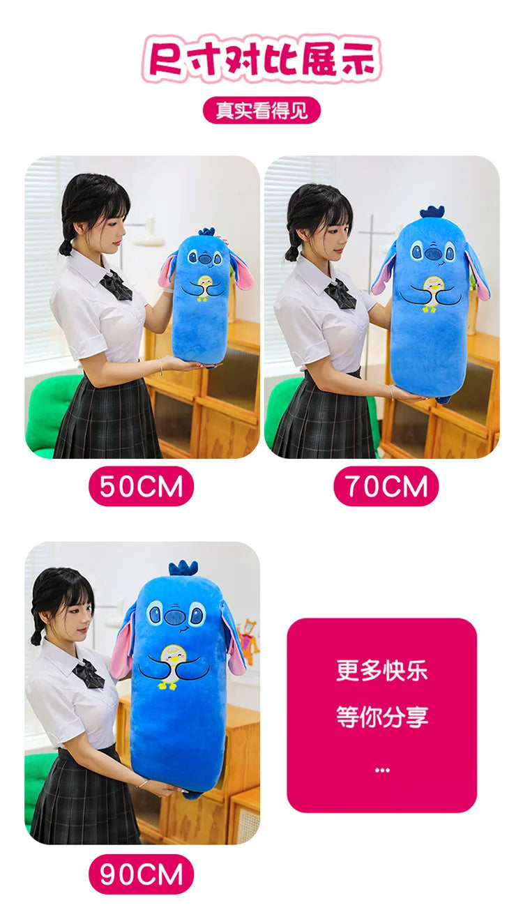 50/70/90cm Big Size Stitch Disney Anime Plush Stuffed Doll Kawaii Room Decoration Plushies Children Pillow Ornament Holiday Gift