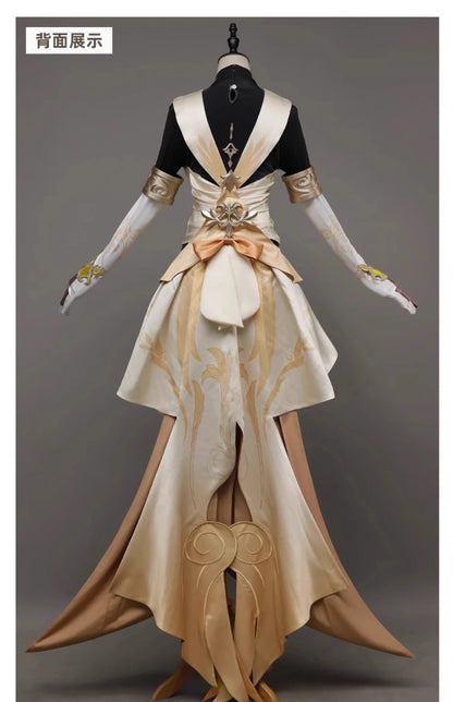 Honkai Star Rail Aglaea Memosprite Cosplay Costume Tailor Dress Summon Amphoreus The Goldweaver Halloween Party for Women Props