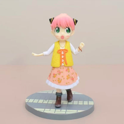 Anime Spy×Family Action Figures Anya Forger Summer Swimsuit Figurine Dolls Model Cute Toy PVC Collectible Ornament Birthday Gift
