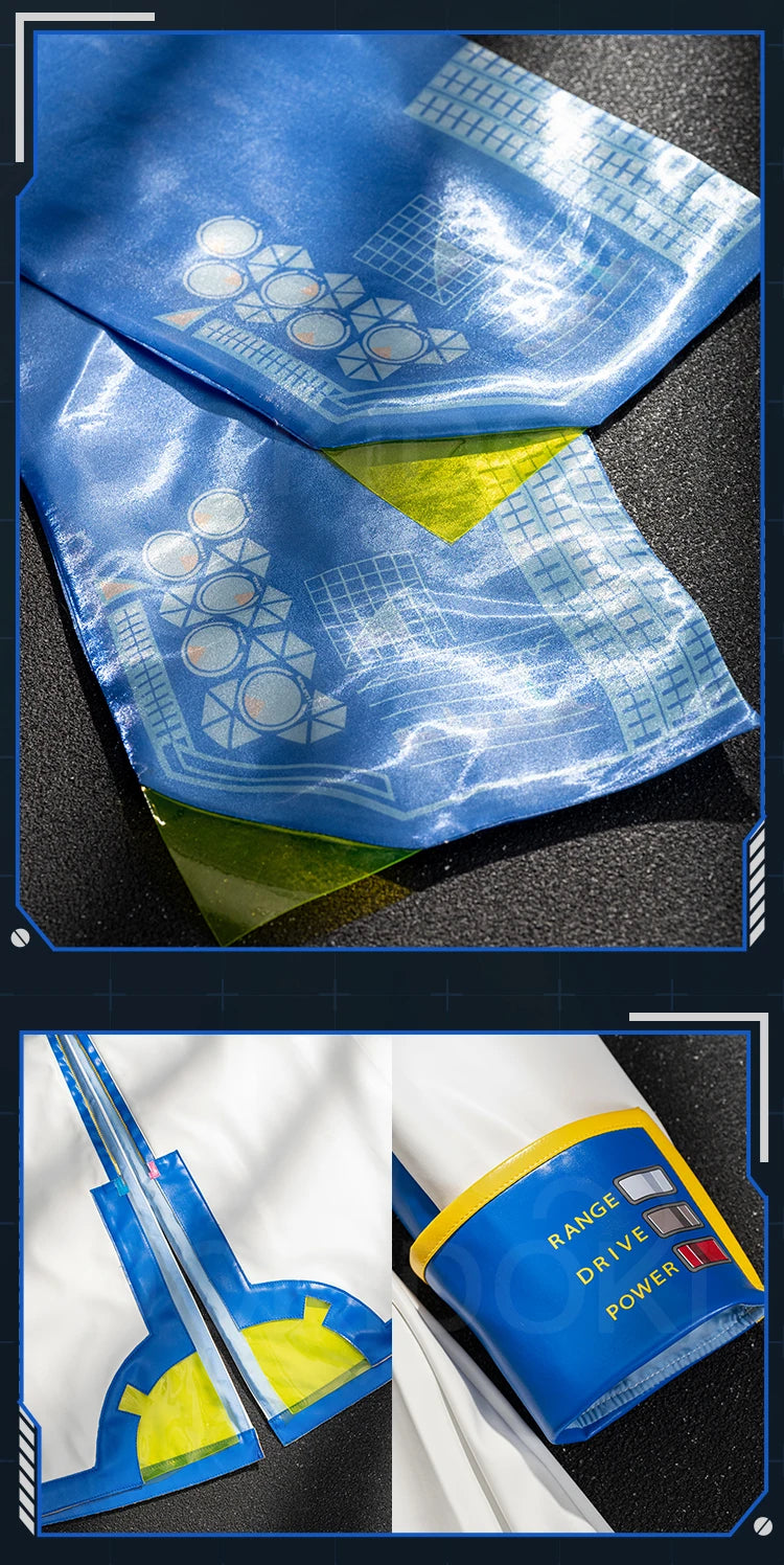 IN STOCK Kaitoo Cosplay Costume Anime Cosplay DokiDoki-SR Men Blue White Uniform Costume Kaitoo Cosplay Halloween Singer Cosplay